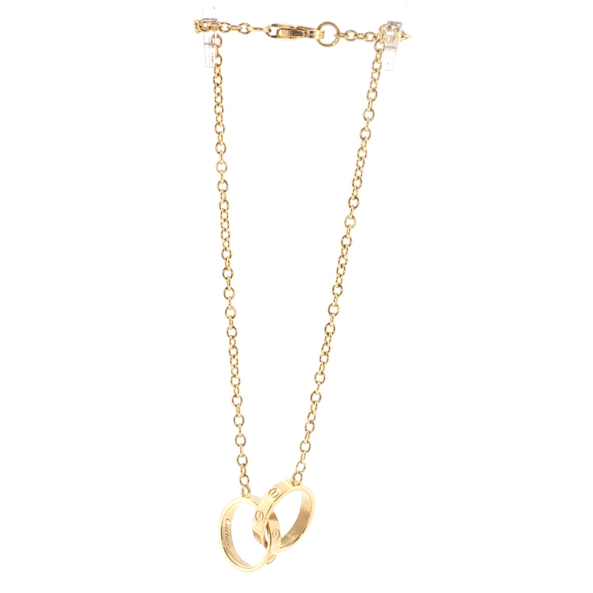 Cartier – 18-karat Yellow Gold Love Bracelet – Two Intertwined Rings-photo-2