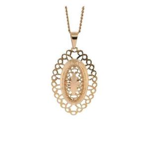 Pendentif Médaillon Ancien En Or 18 Carats