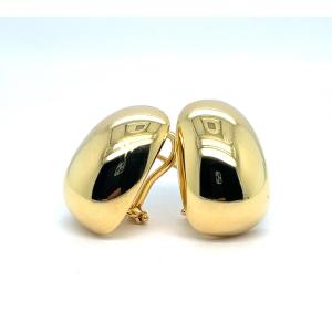 Boucles d’oreilles dormeuses en or 18 carats "Lueurs d’Aube"