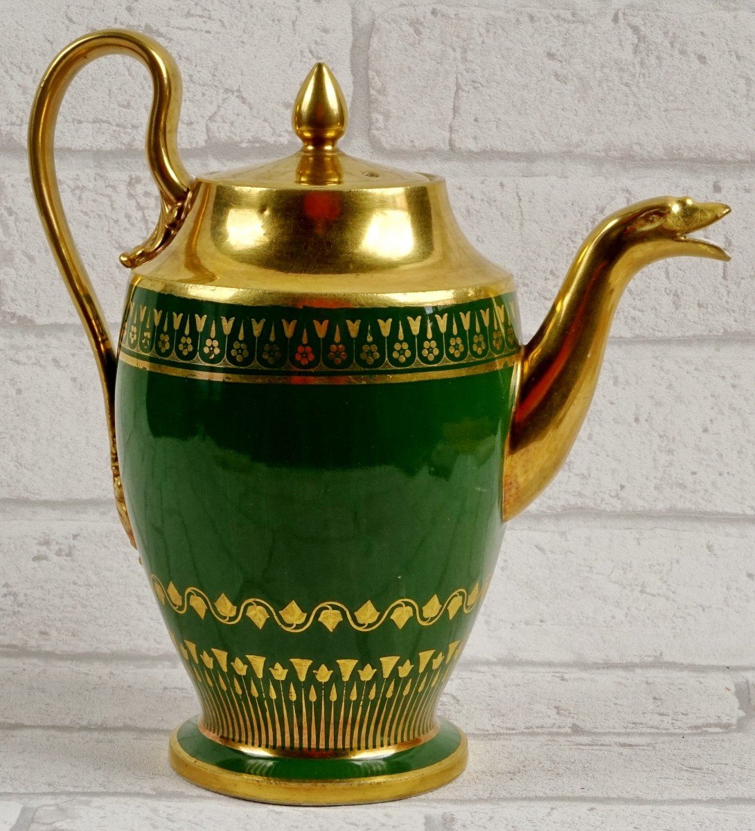 Jug / Teapot - Paris Porcelain - Manufacture De Dagoty - Ep. Empire-photo-3