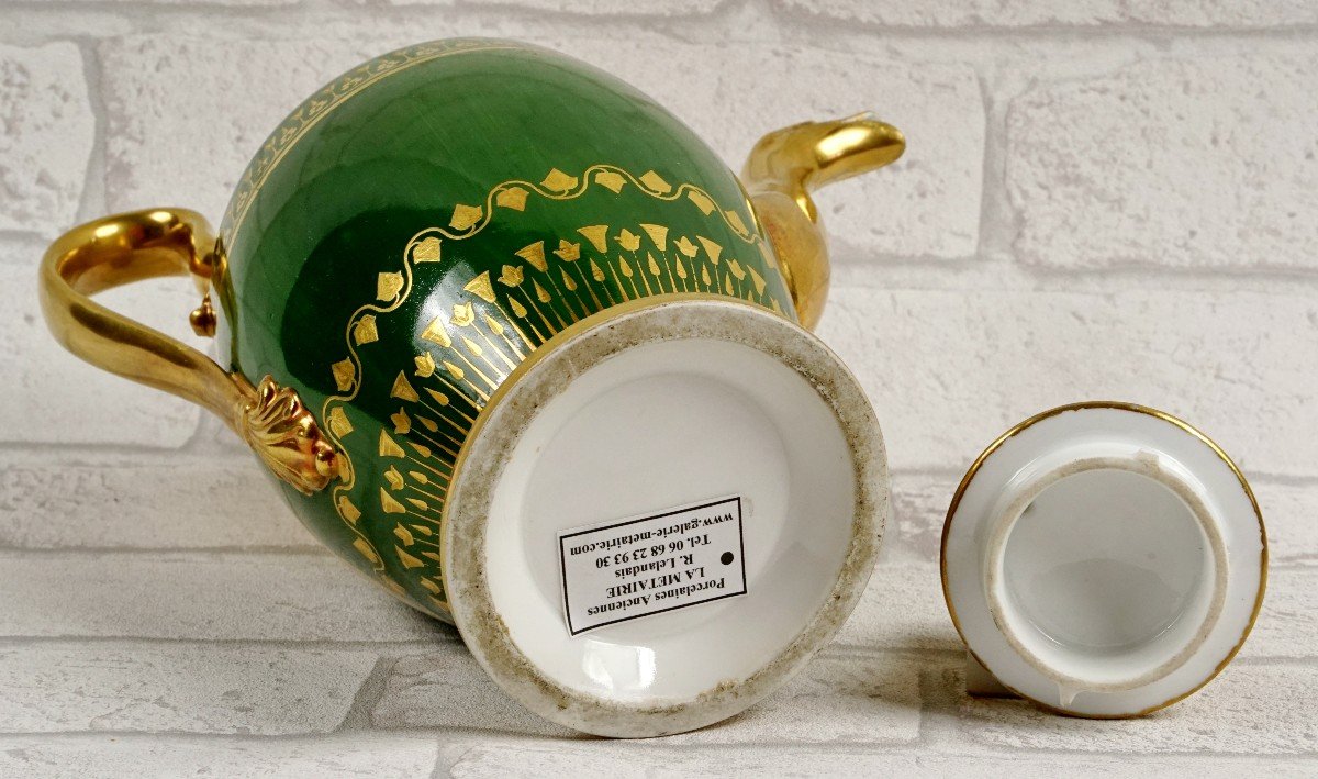 Jug / Teapot - Paris Porcelain - Manufacture De Dagoty - Ep. Empire-photo-2