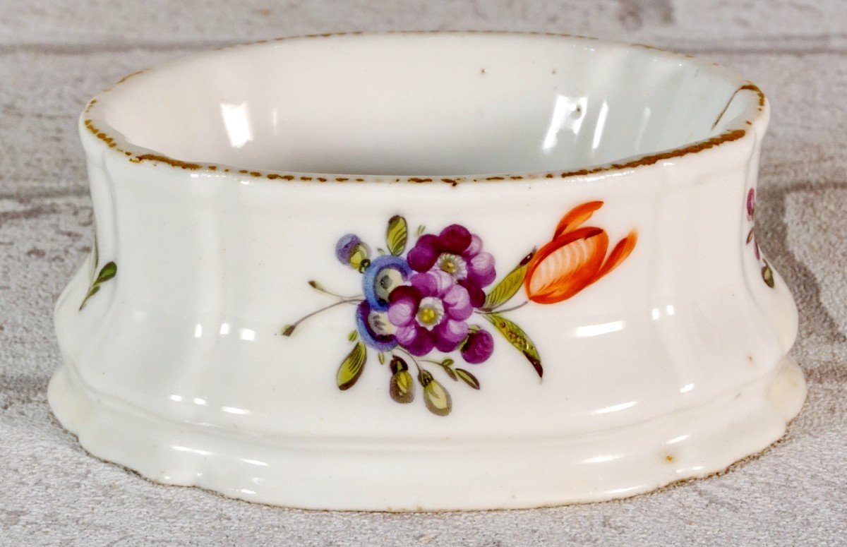 Saleron - Salière en porcelaine de Boissettes - Ep. XVIIIe-photo-3