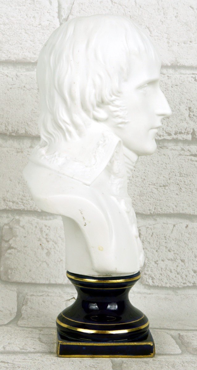 Buste Du General (napoleon) Bonaparte En Biscuit De Porcelaine - Ep. XIXe-photo-4