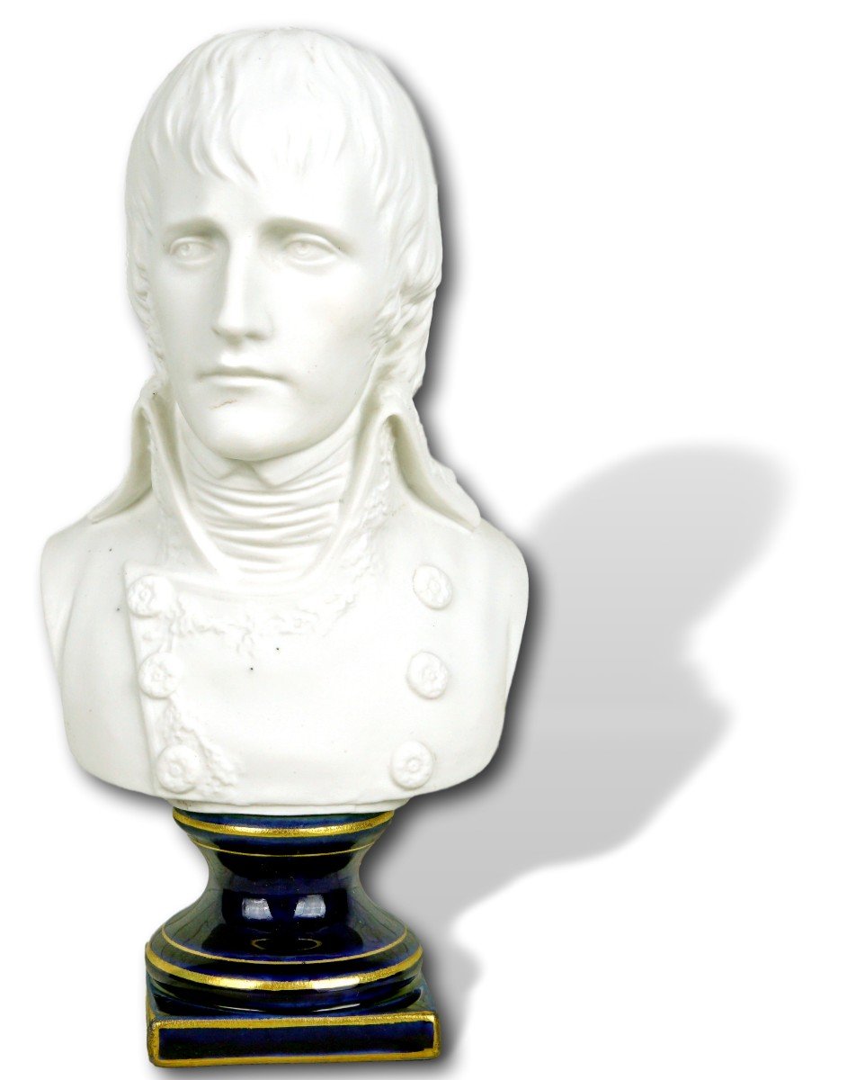 Proantic: Bust Of General (napoleon) Bonaparte In Porcelain Biscuit 