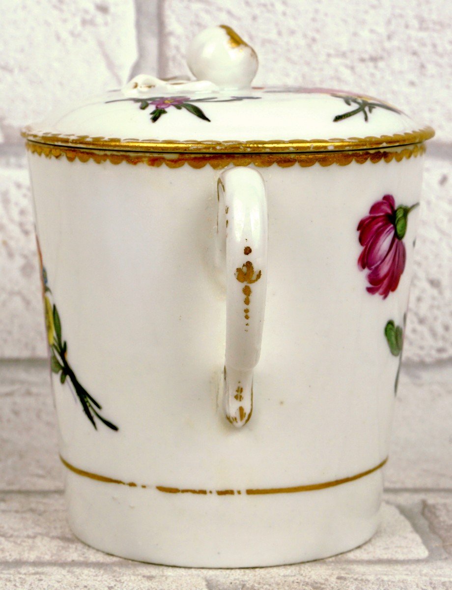 Trembleuse Cup With 2 Handles In Limoges Porcelain - Manufacture Du Comte d'Artois - Ep. XVIII-photo-2