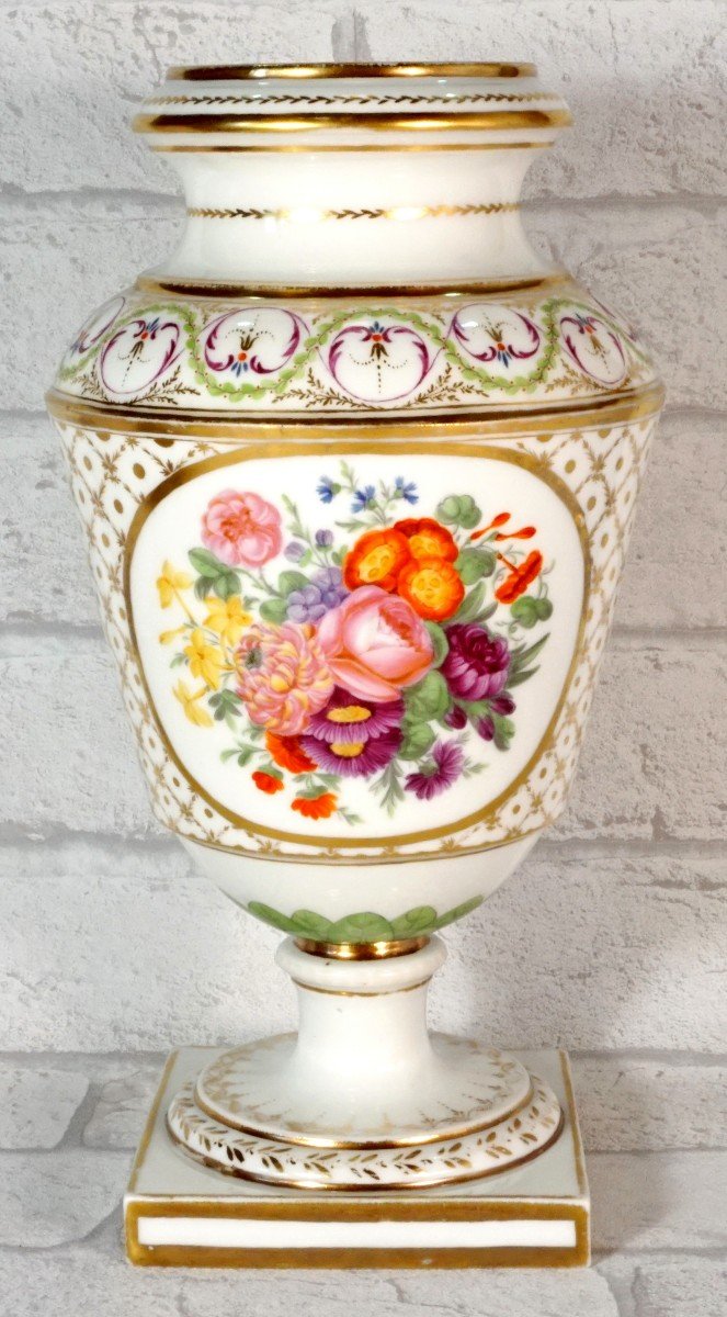 Large Paris Porcelain Vase - Ep. 18th Century-photo-4