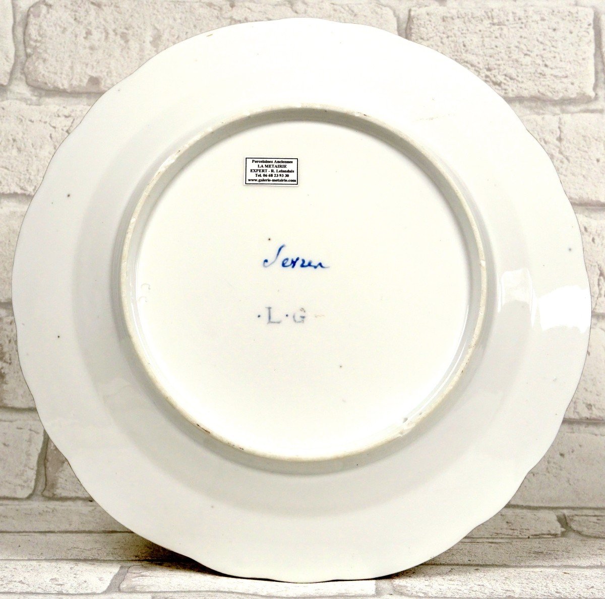 Assiette En Porcelaine Tendre De Sevres - Ep. Fin XVIIIe - Revolutionnaire-photo-2