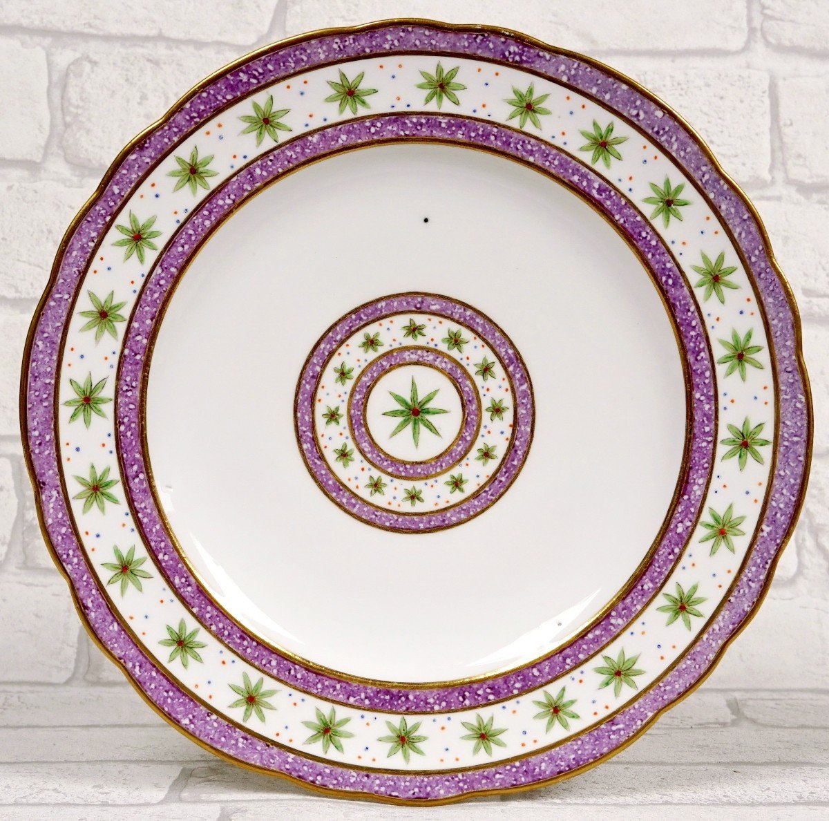 Assiette En Porcelaine Tendre De Sevres - Ep. Fin XVIIIe - Revolutionnaire-photo-3