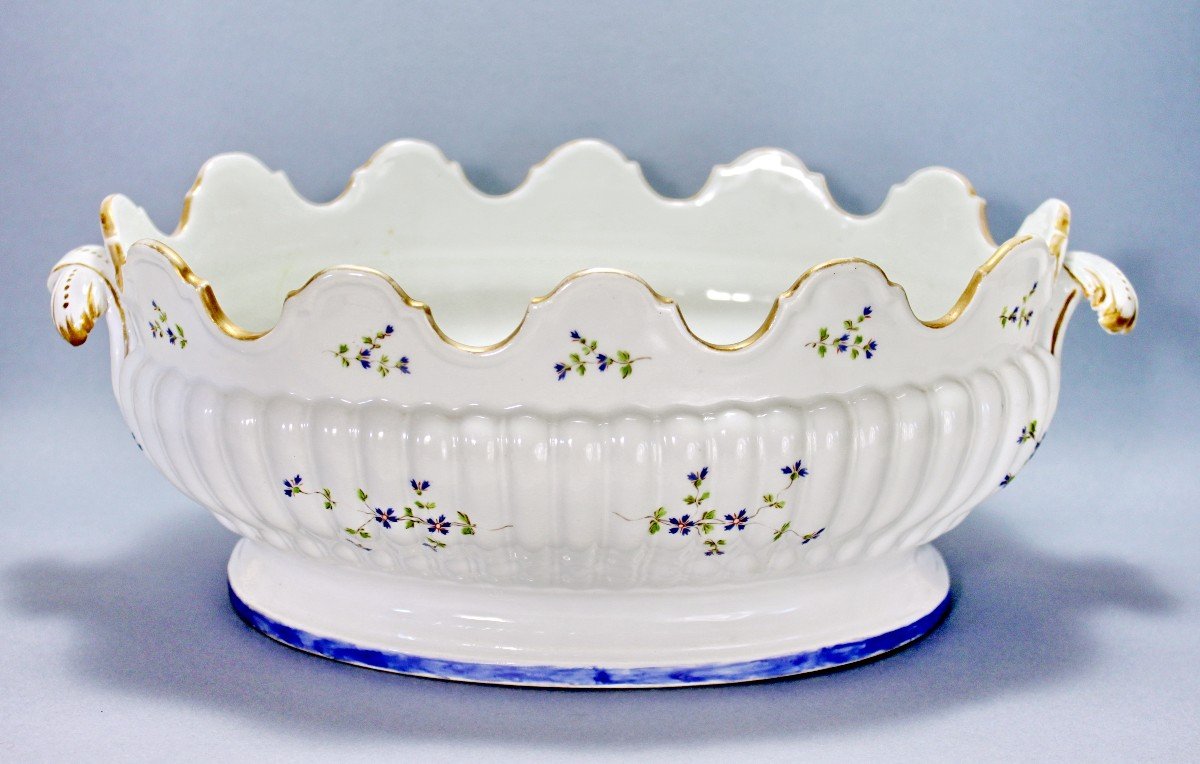 Rare Verriere En Porcelaine De Niderviller - Ep. XVIIIe-photo-2