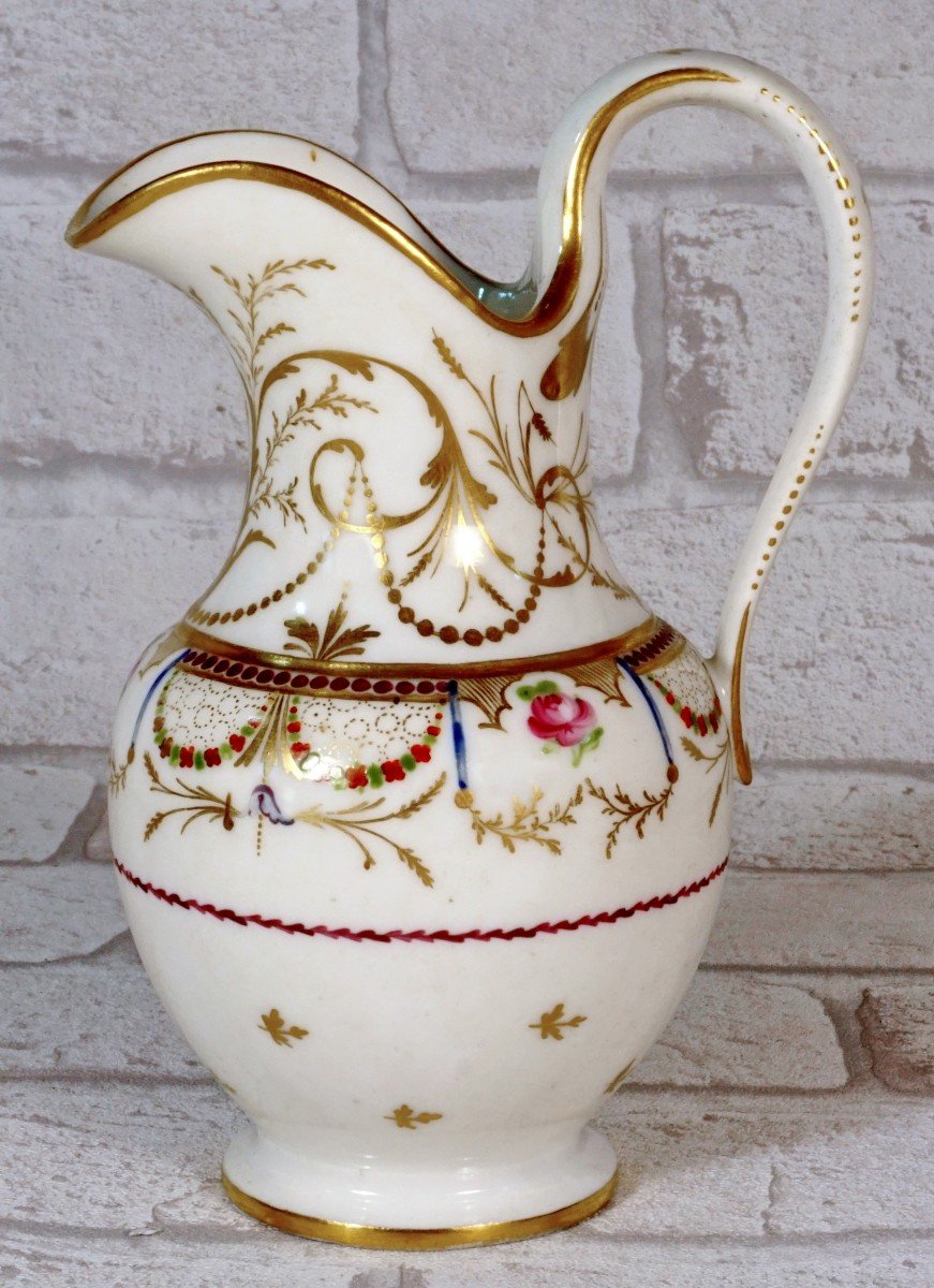 Petit Pot à Lait En Porcelaine De Paris - Ep. XVIIIe-photo-3
