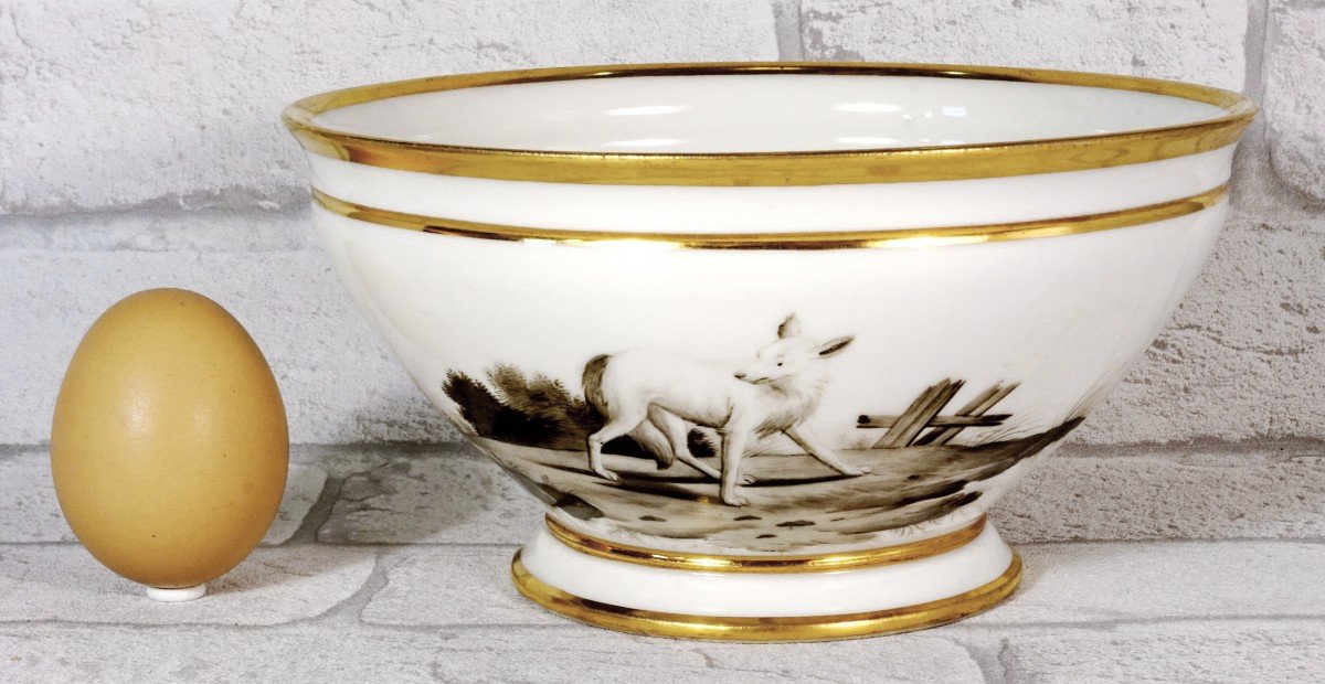 Paris Porcelain Bowl Or Bowl - Manufacture De Nast - Empire Period-photo-2