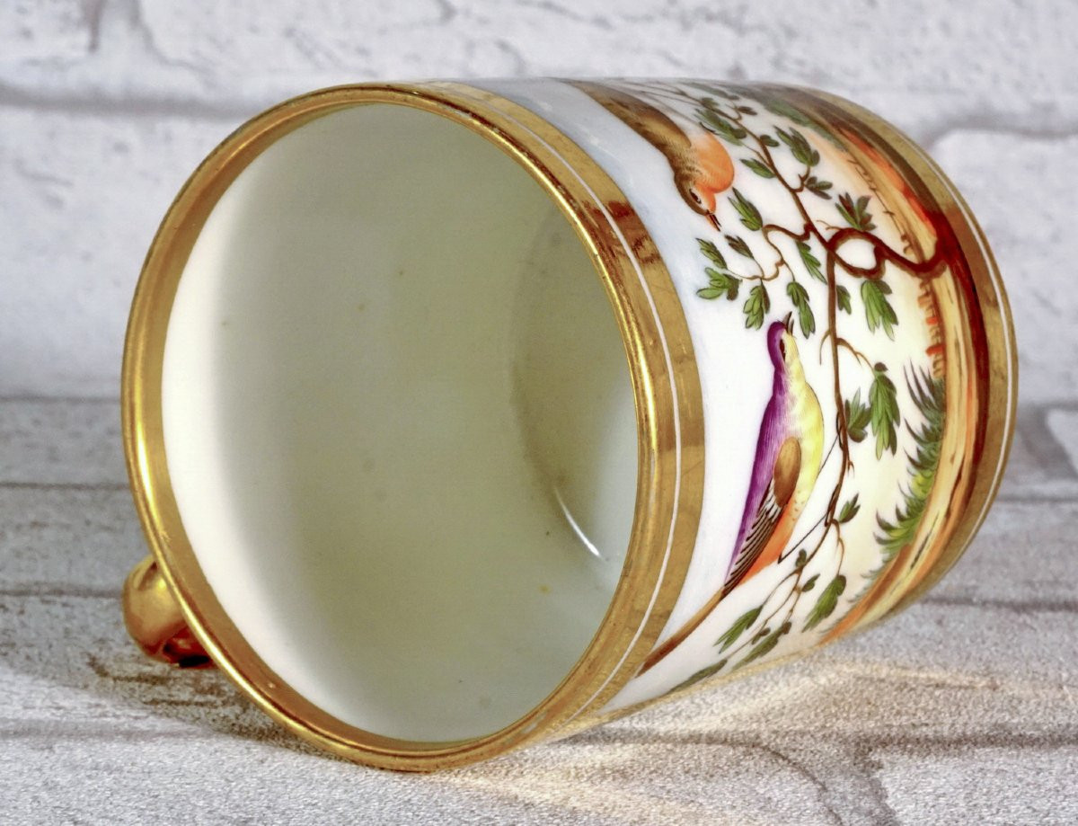 Paris - Atelier De Pairris Ou Pairis - Litron Cup And Its Saucer - Ep. Late 18th Century-photo-2