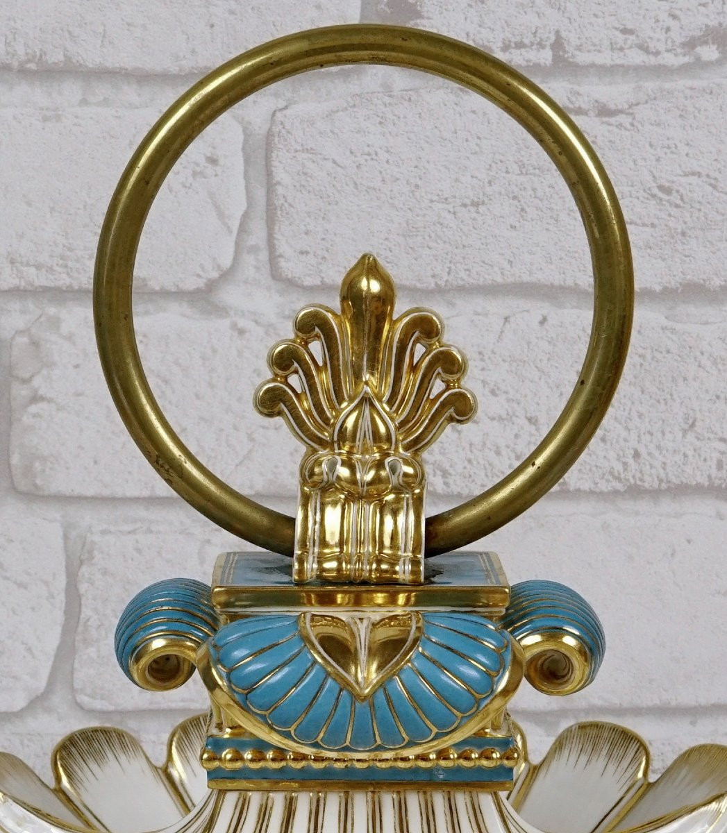 Drageoir Dit "porte-dragées"  En Porcelaine De Sevres - Ep. 1ere Moitie XIXe-photo-1