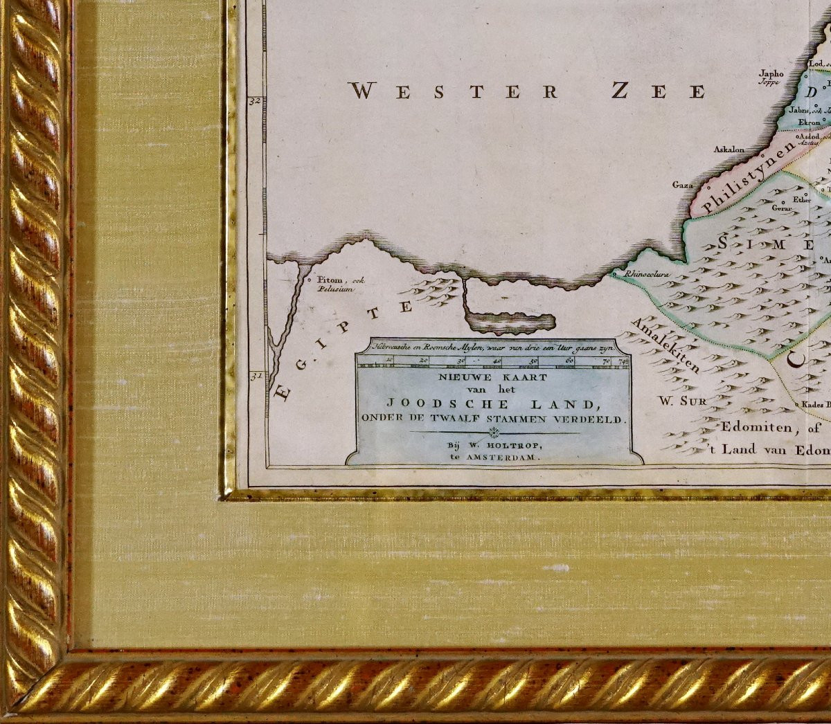 Gravure ancienne LES DOUZE TRIBUS D’ISRAËL - Ep. XVIIIe -photo-2