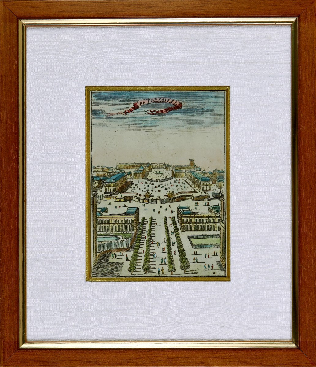 Gavrue VERSAILLES - VUE DU CHÂTEAU DE VERSAILLES – Ep. 2e MOITIE XVIIe (1672)