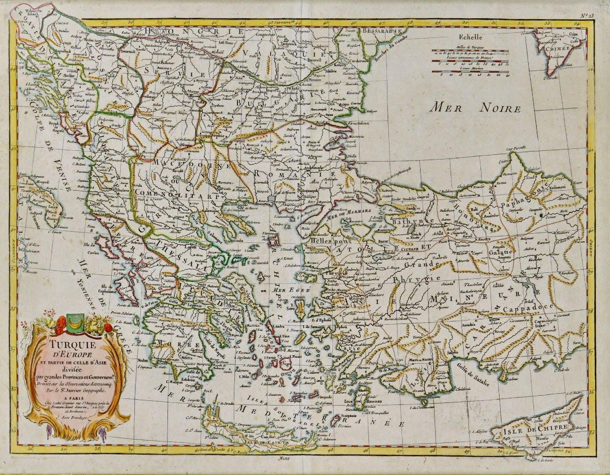 Engraving Of European Turkey And Part Of That Of Asia Divided - Ep. 18th-photo-2