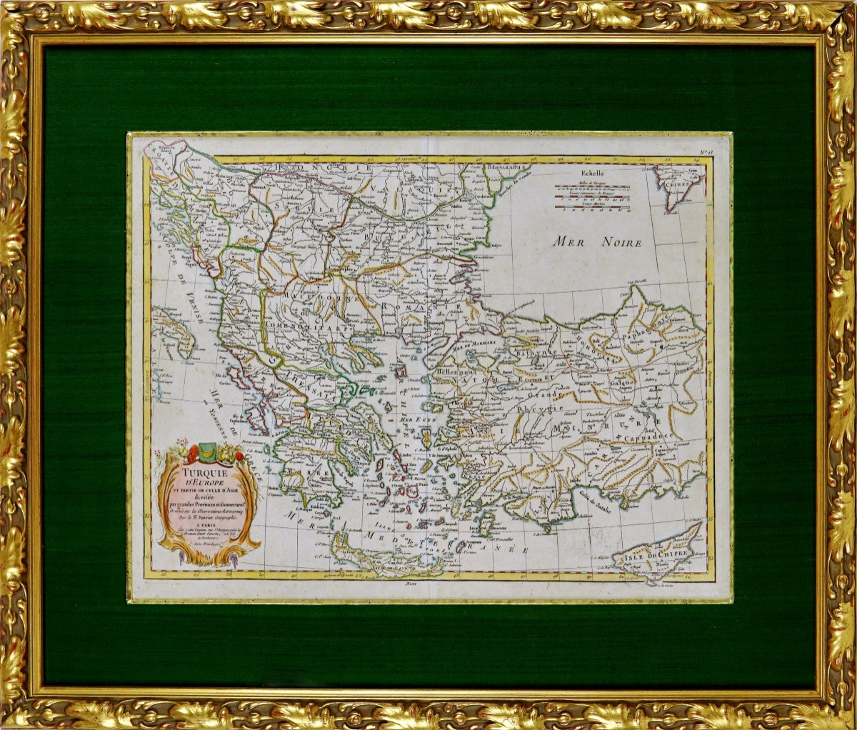 Engraving Of European Turkey And Part Of That Of Asia Divided - Ep. 18th