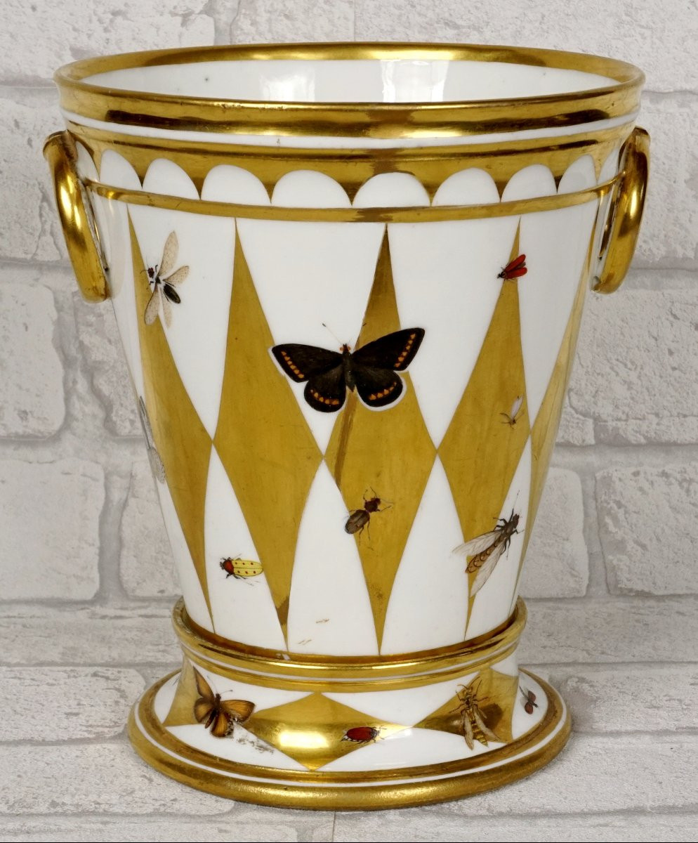Cache-pot (rare) - Paris - Rue Thiroux - Manufactured By Guy And Housel - Late 18th Century-photo-3