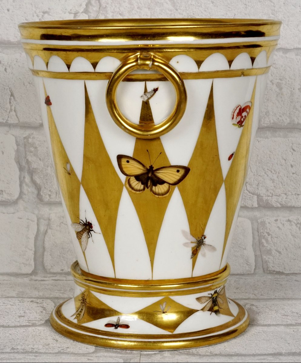 Cache-pot (rare) - Paris - Rue Thiroux - Manufactured By Guy And Housel - Late 18th Century-photo-4