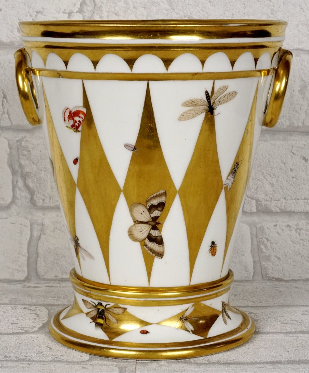Cache-pot (rare) - Paris - Rue Thiroux - Manufactured By Guy And Housel - Late 18th Century-photo-1