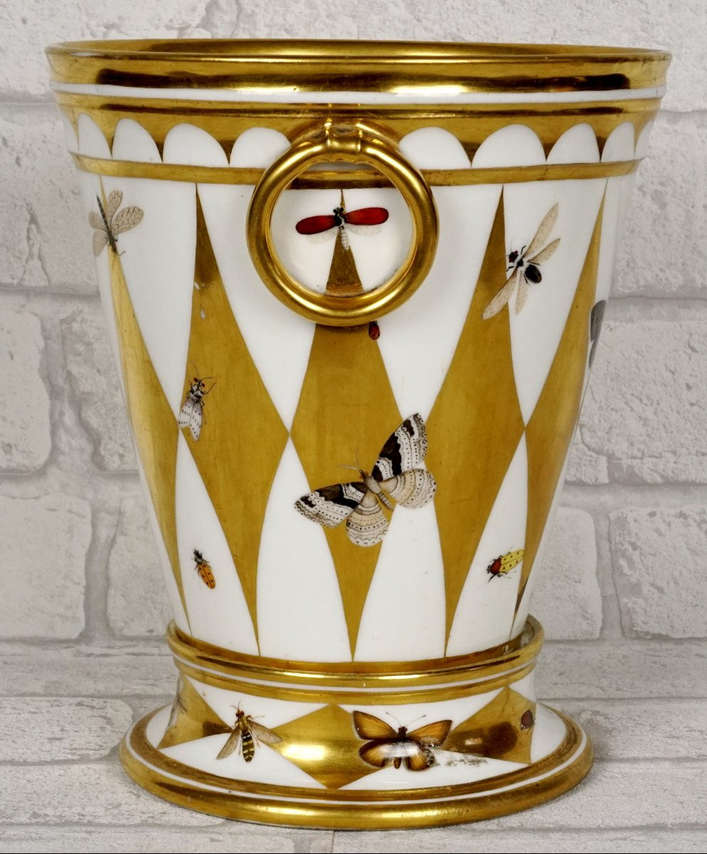 Cache-pot (rare) - Paris - Rue Thiroux - Manufactured By Guy And Housel - Late 18th Century-photo-2