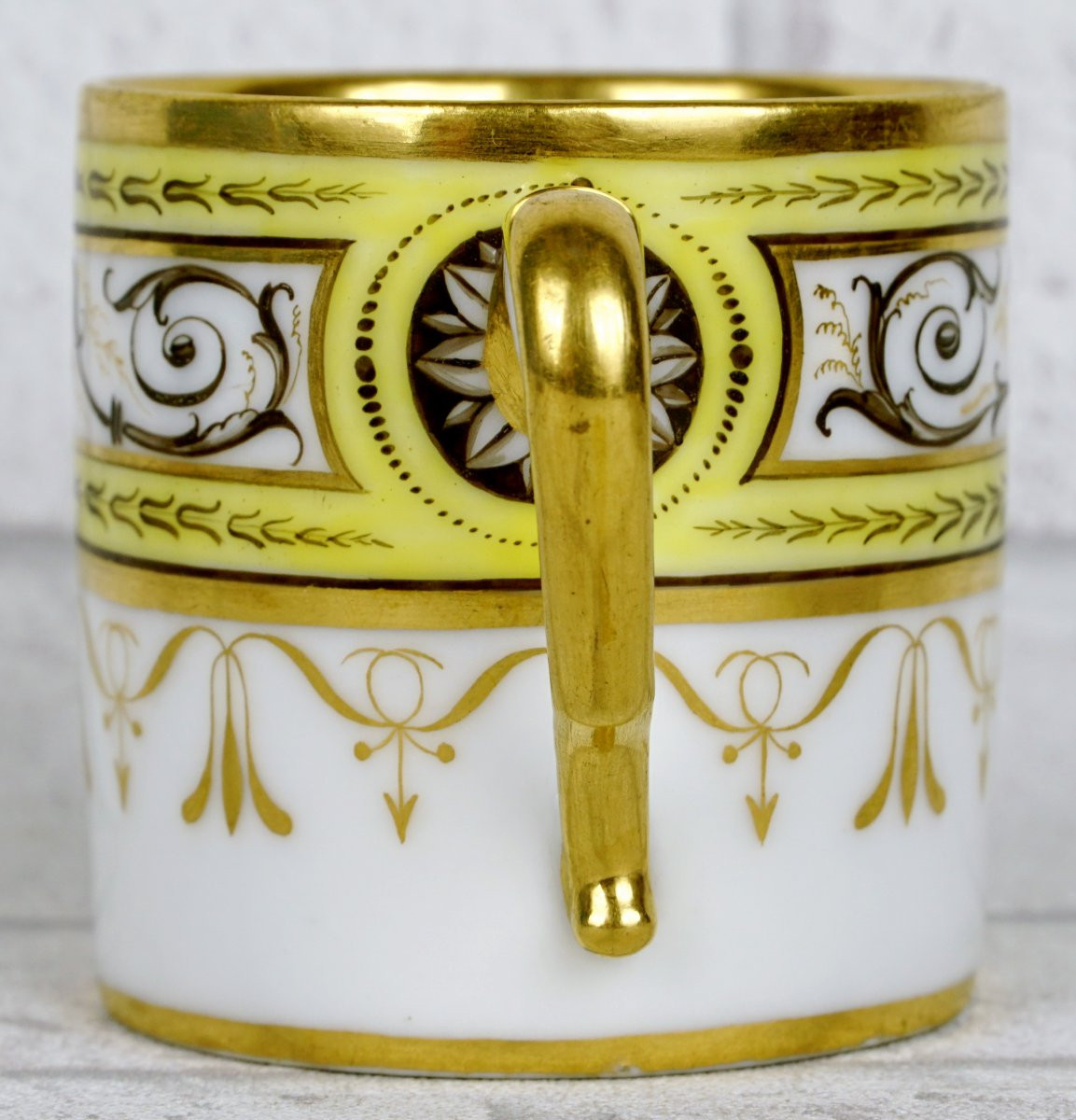 Cup And Saucer In Paris Porcelain - 18th Century-photo-3