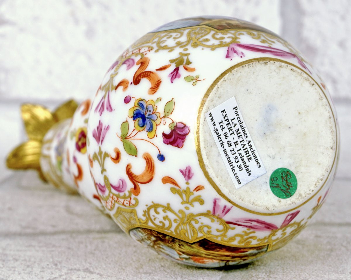 FLACON à PARFUM en porcelaine de MEISSEN - Ep. DEBUT XIXe-photo-2