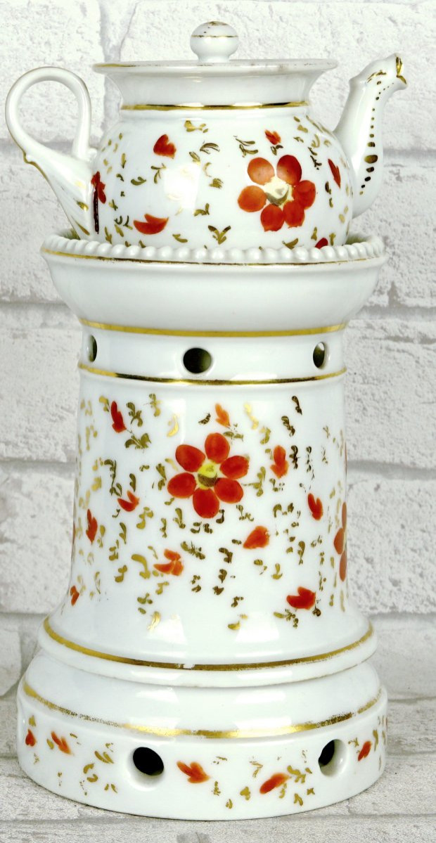 Porcelain Teapot From Paris Or Limoges – Mid-19th Century-photo-2