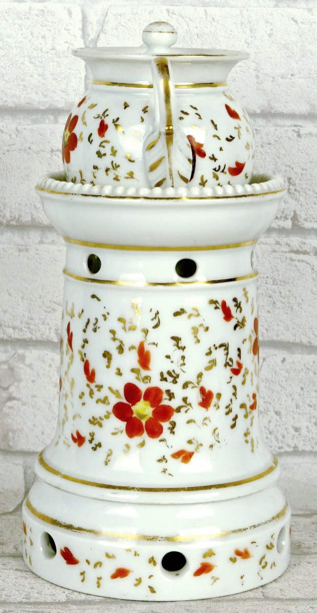 Porcelain Teapot From Paris Or Limoges – Mid-19th Century-photo-3