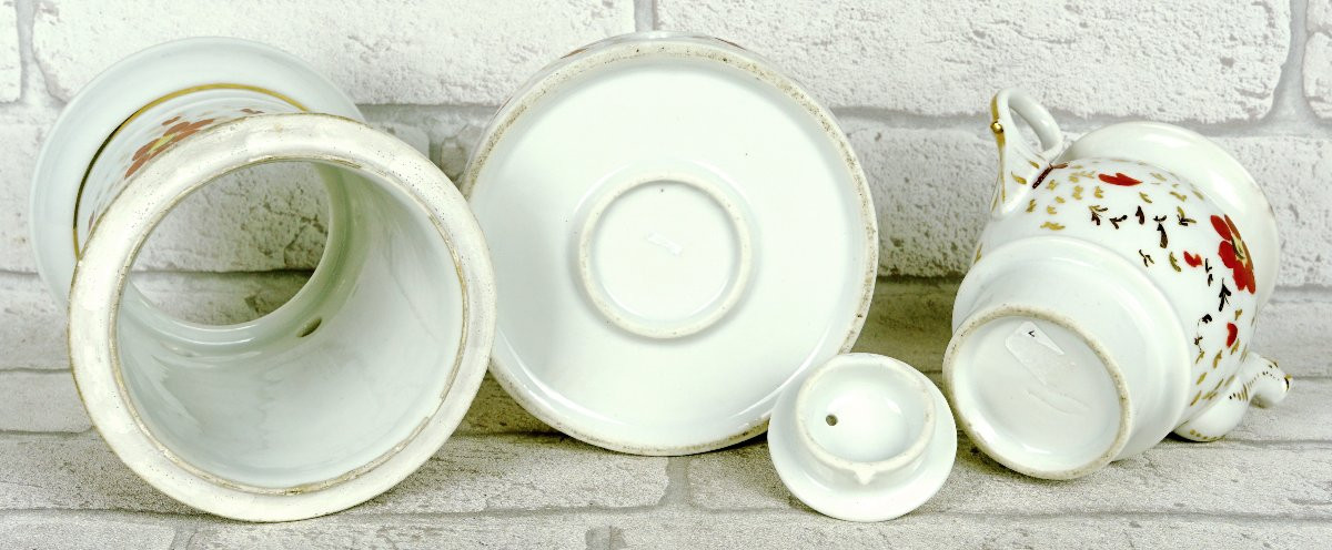 Porcelain Teapot From Paris Or Limoges – Mid-19th Century-photo-2