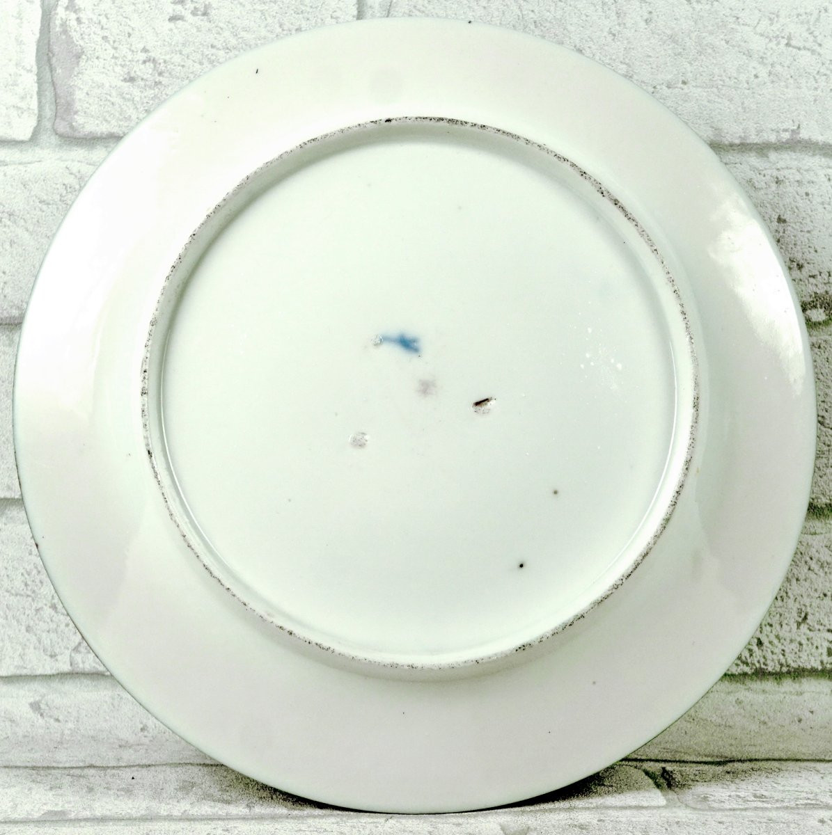 A Curious Porcelain Plate From Paris - Manufactured In Locre - Circa 1800-photo-2