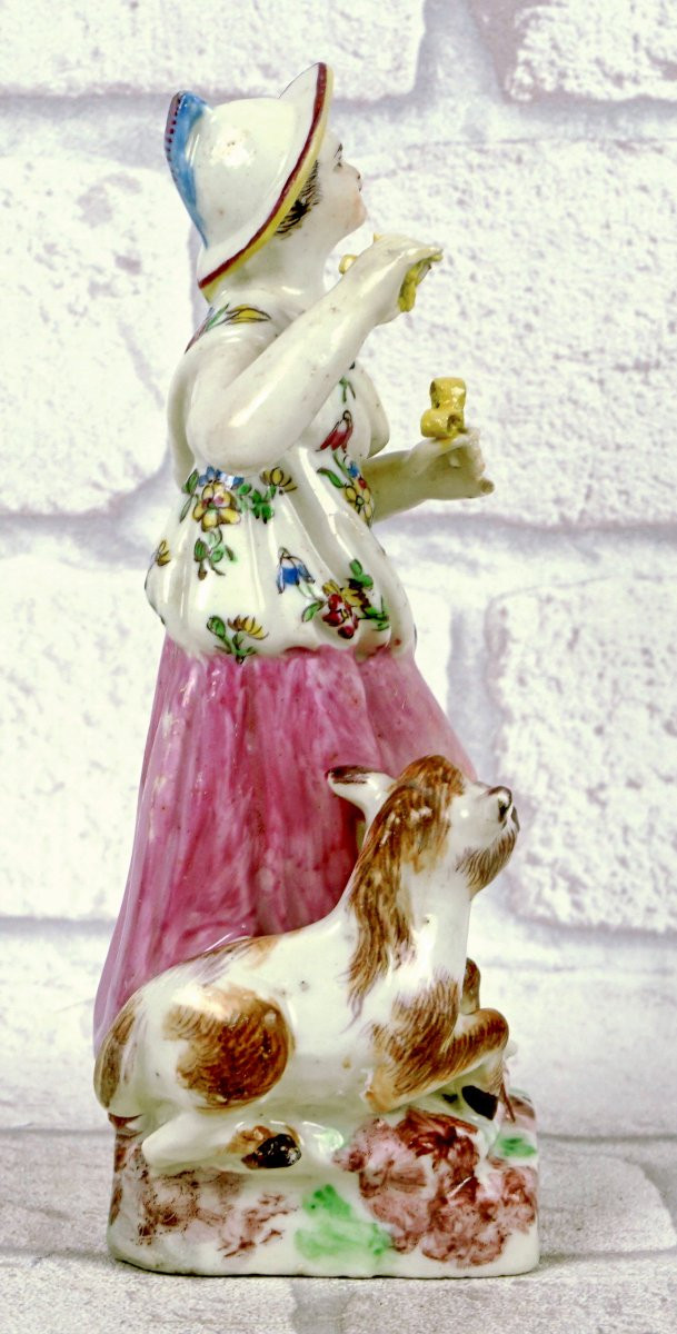 SCEAUX - STATUETTE en porcelaine Tendre - Ep. XVIIIe-photo-4