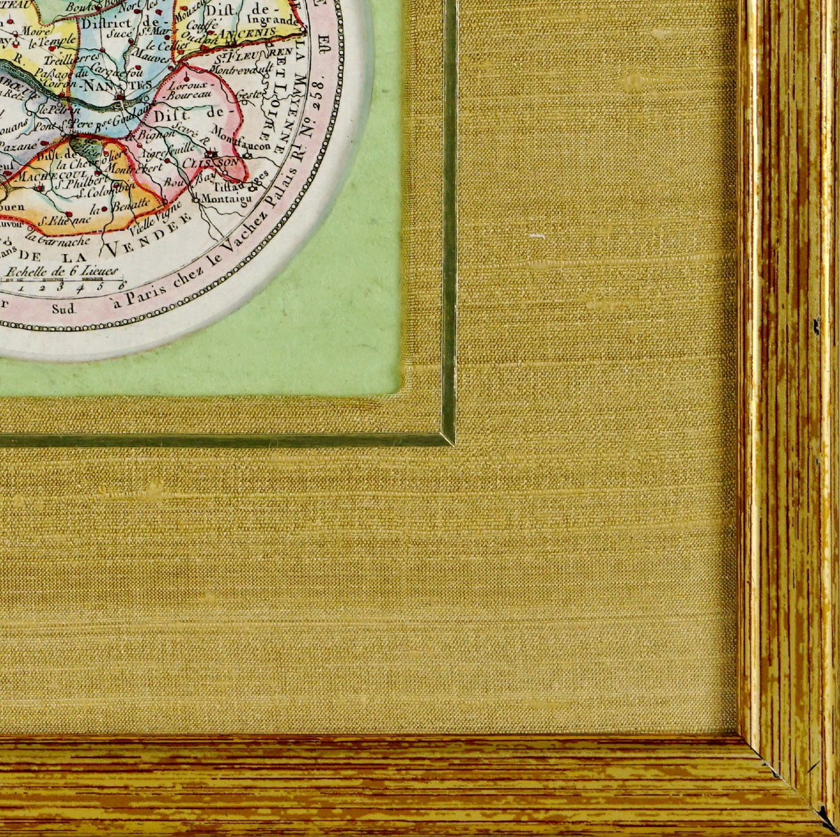 Loire-inférieure Department (44) - Rare Engraving – Late 18th Century (1792)-photo-2