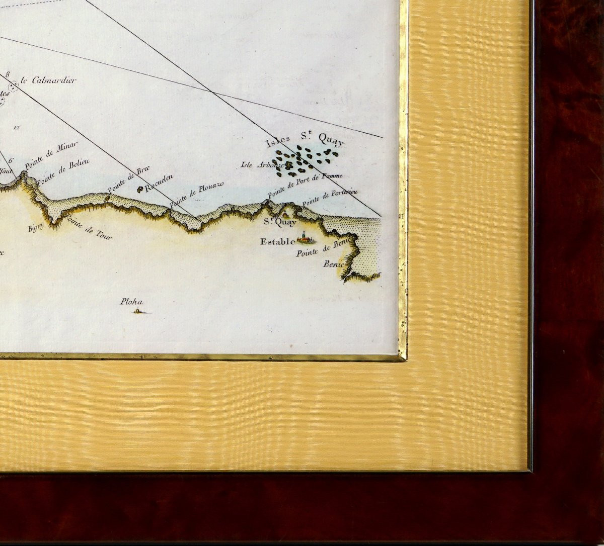 Coastal Map Of Brittany - Pleubian - Isle De Bréhat - Paimpol - Plouzec - Saint-quay-portrieux-photo-2
