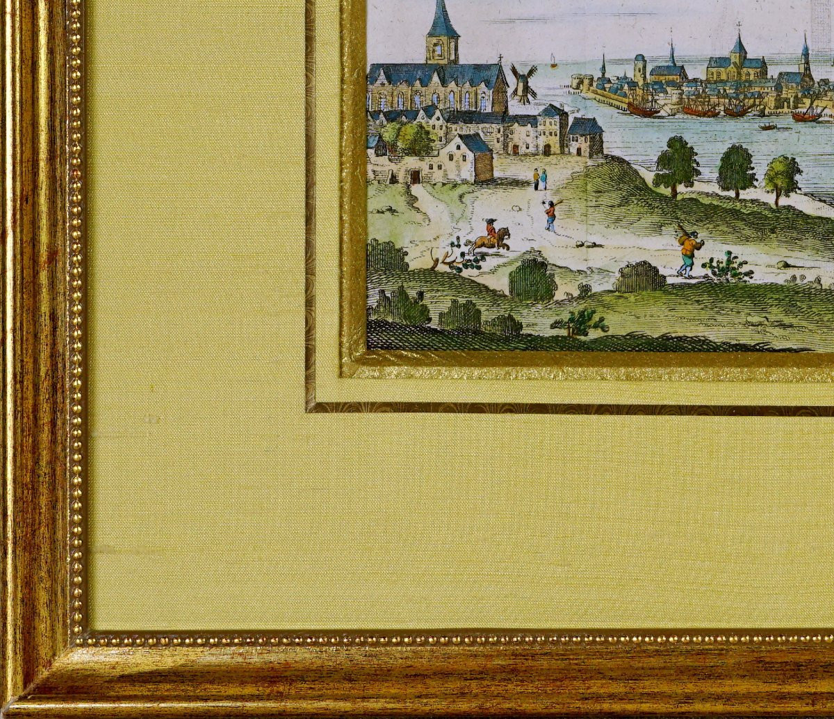 VUE DE SAINT MALO en BRETAGNE - Gravure - Ep. DÉBUT XVIIIe-photo-2