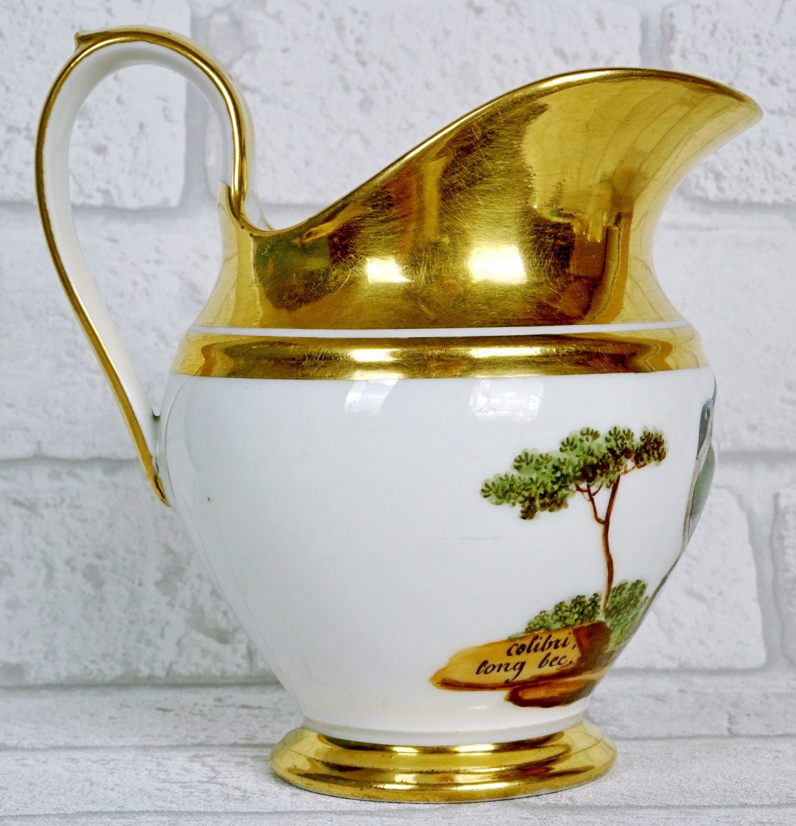 Large Porcelain Milk Jug From Paris - Halley Workshop - Early 19th Century-photo-4