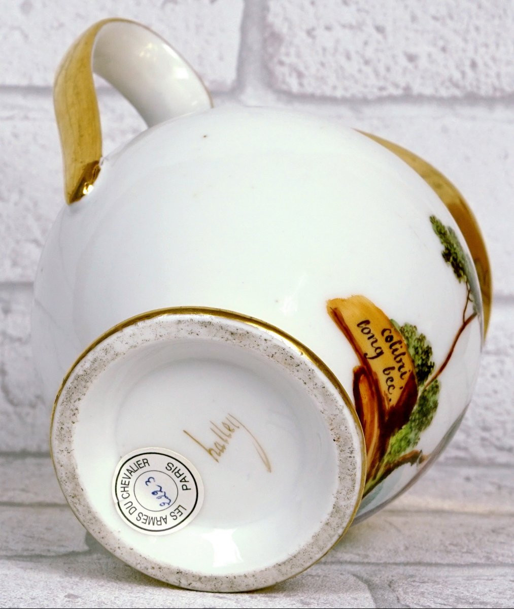 Large Porcelain Milk Jug From Paris - Halley Workshop - Early 19th Century-photo-2