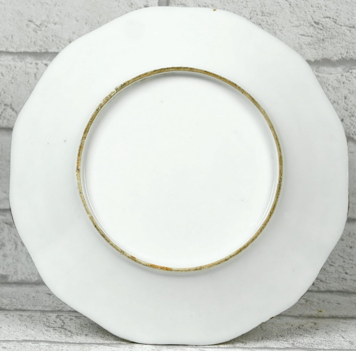 Assiette à Dessert en Porcelaine De Paris - Ep. XVIIIe - Louis XVI-photo-2