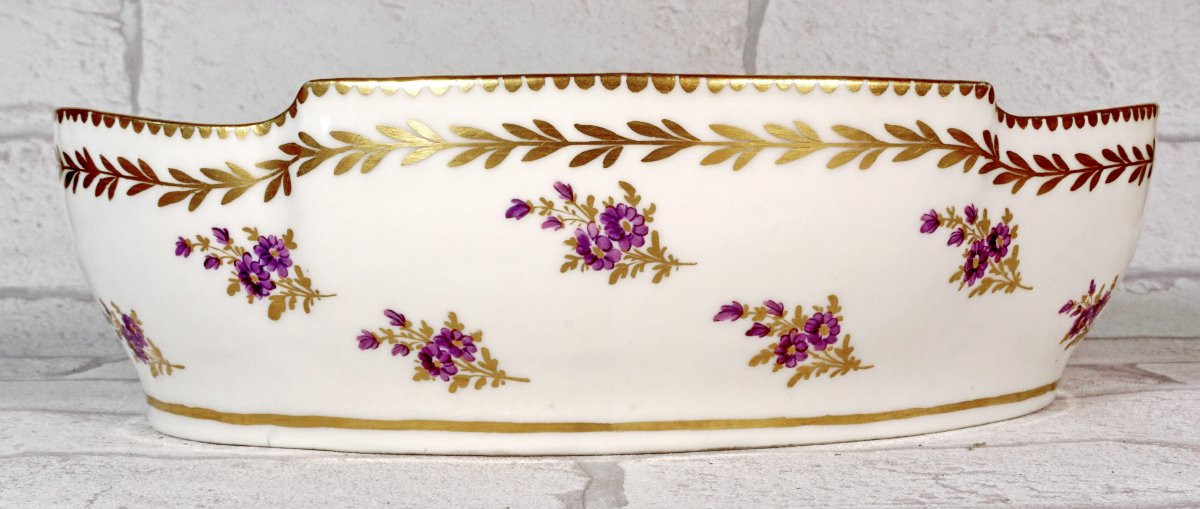 BROC à EAU et son BASSIN - Manufacture A LA REINE - Porcelaine de PARIS - Ep. XVIIIe-photo-4