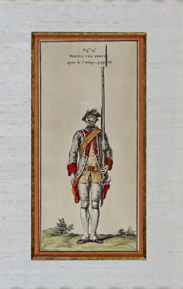 Portez Vos Armes, Après Le 1er Temps - Engraving - 18th Century-photo-4