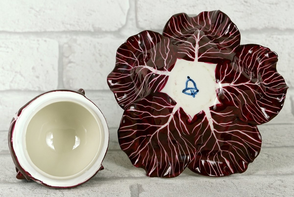 Trompe l'Oeil Box In The Shape Of A Red Chou In Porcelain By Didier Gardillou-photo-2
