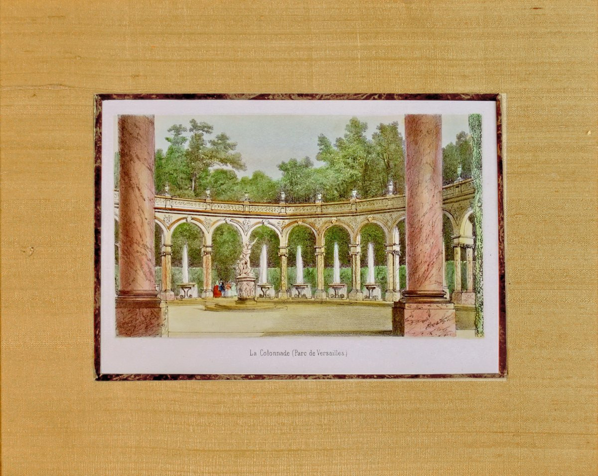 Château De Versailles - La Colonnade (parc De Versailles) - Engraving - 1st Half 19th Century-photo-4