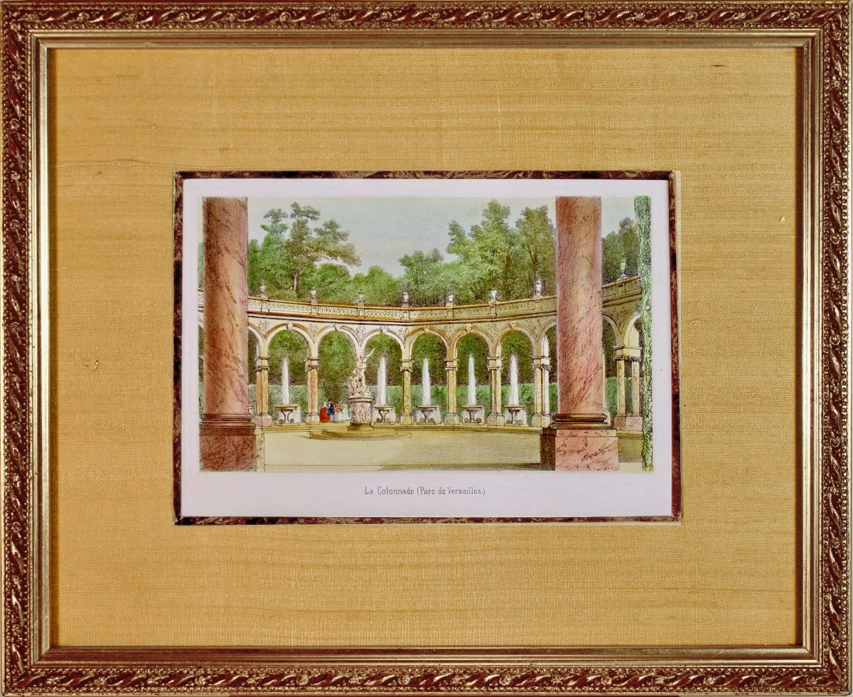 Château De Versailles - La Colonnade (parc De Versailles) - Engraving - 1st Half 19th Century