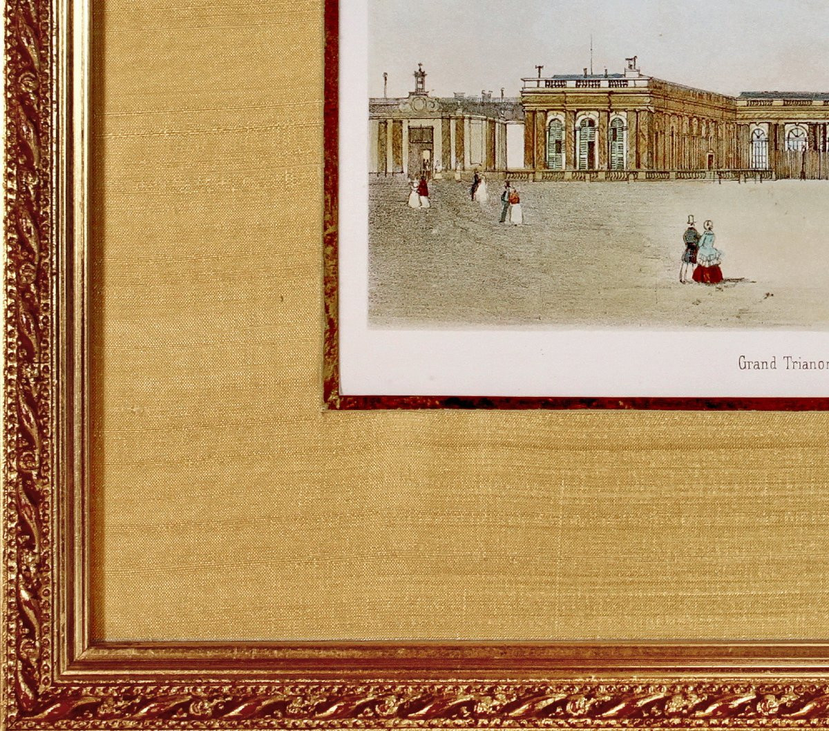 Engraving Of The Château De Versailles - Grand Trianon - Ep. 1ere Moitié XIXe-photo-2