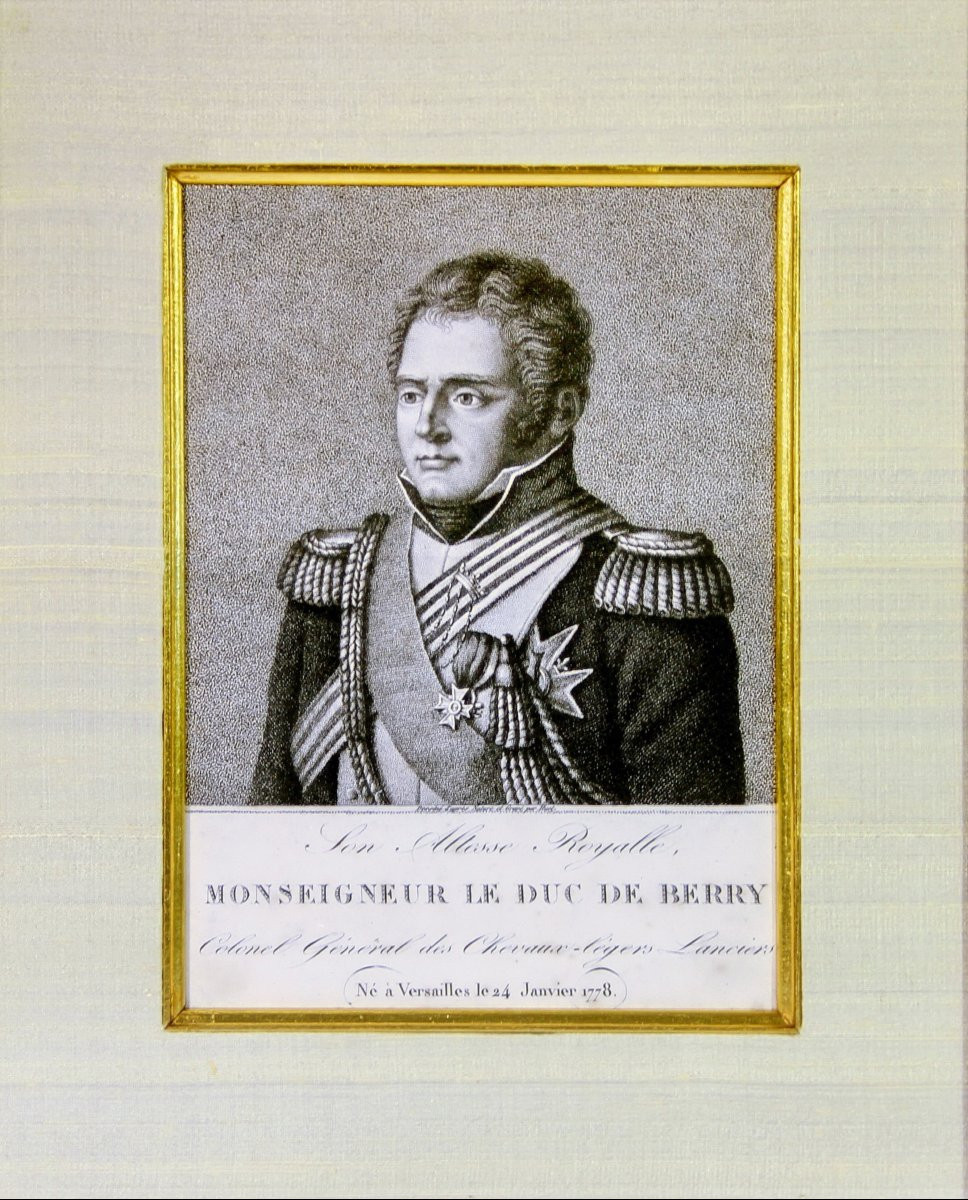 His Royal Highness Monseigneur Le Duc De Berry - Ep. Beginning Of XIXth Century-photo-4