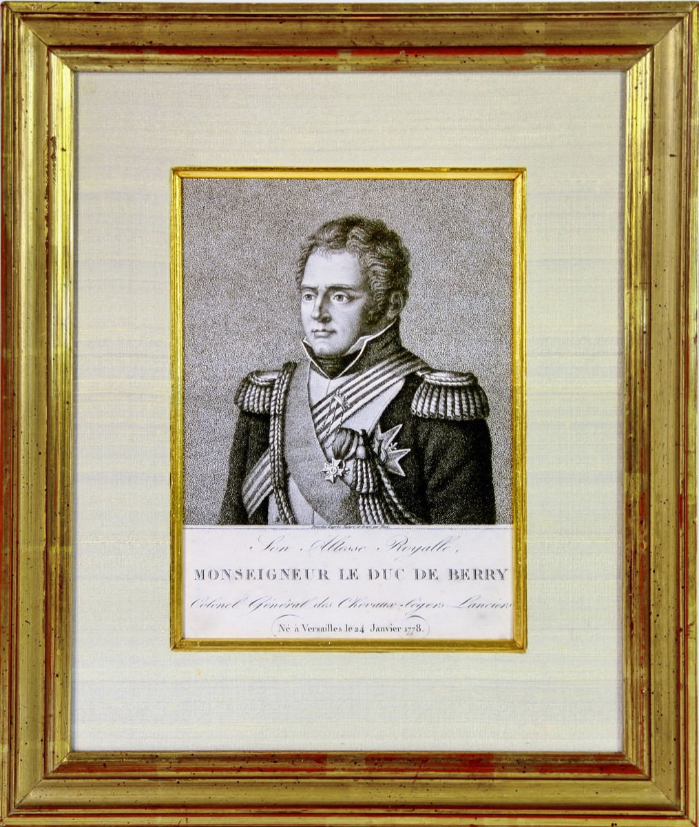 His Royal Highness Monseigneur Le Duc De Berry - Ep. Beginning Of XIXth Century