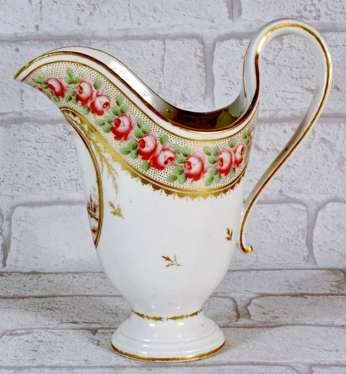 Hanap Milk Jug -porcelain Of Paris - Ep. XVIIIth - Louis XVI-photo-2