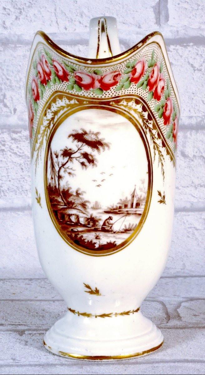 Hanap Milk Jug -porcelain Of Paris - Ep. XVIIIth - Louis XVI-photo-4