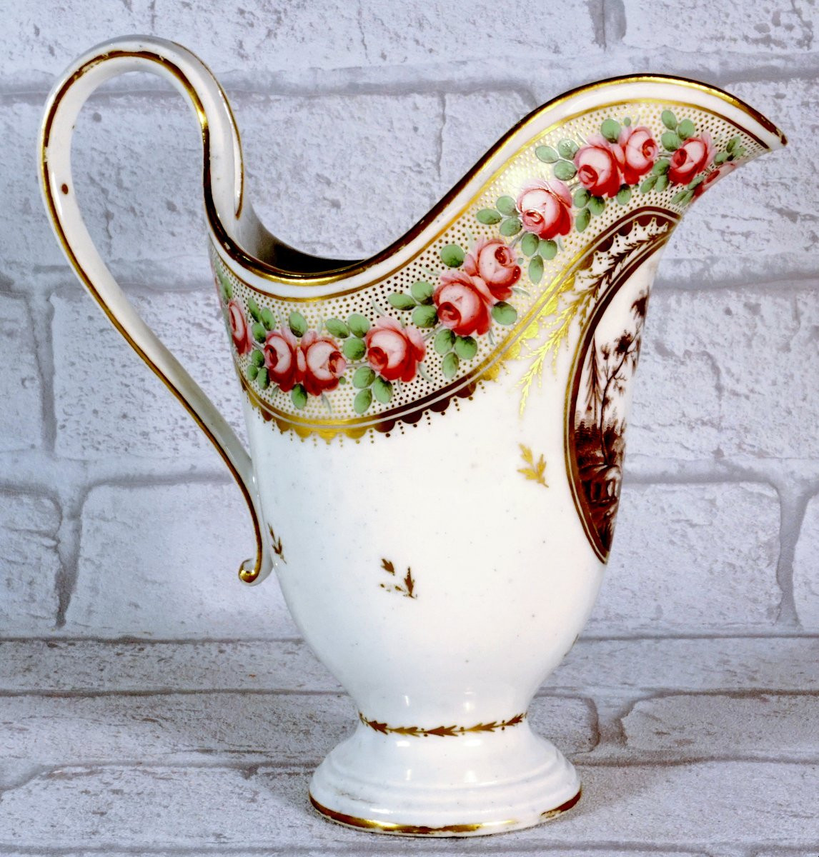 Hanap Milk Jug -porcelain Of Paris - Ep. XVIIIth - Louis XVI-photo-1