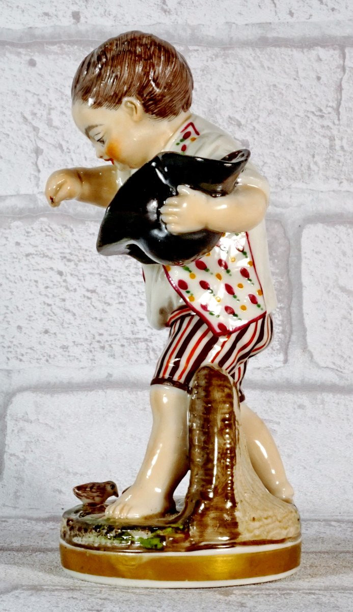 STATUETTE en porcelaine de la Manufacture de  NIDERVILLER - Ep. FIN XVIIIe / DEBUT XIXe-photo-2